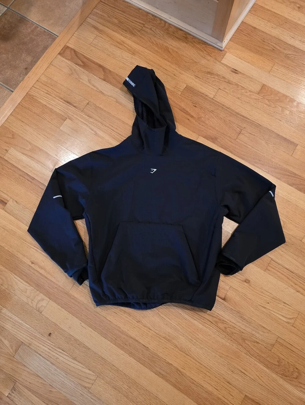 Gymshark Running Club Hooded Kangaroo Zip Pocket Jacket
